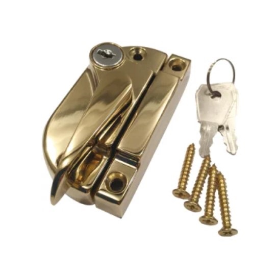 brass sash lock
